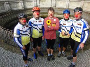 Tour-Team an der Donauquelle in Donaueschingen!